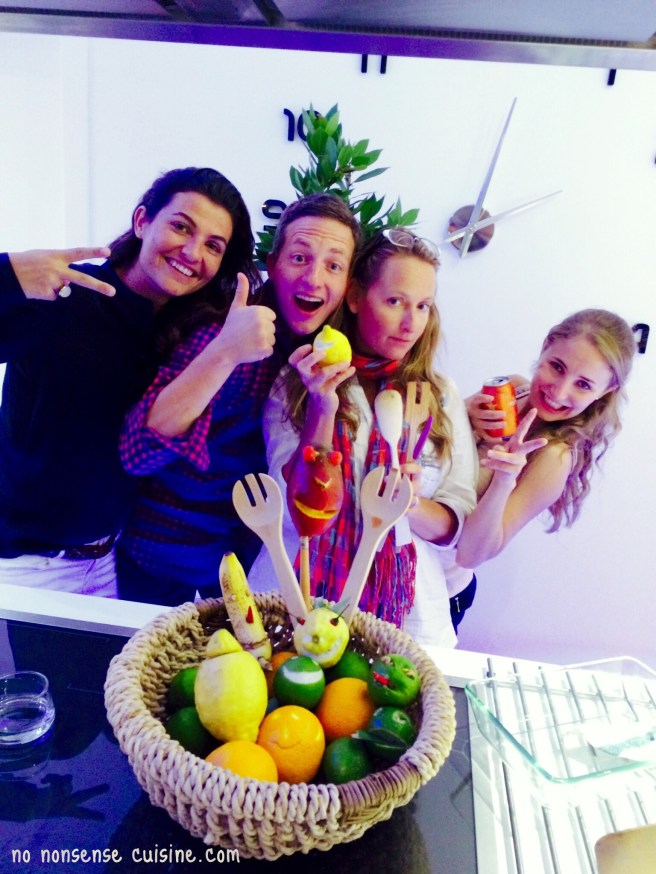 Funny fruit party with the sieger family