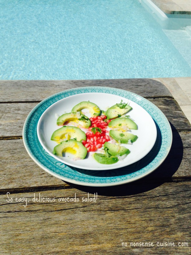 Easy delicious avocado salad