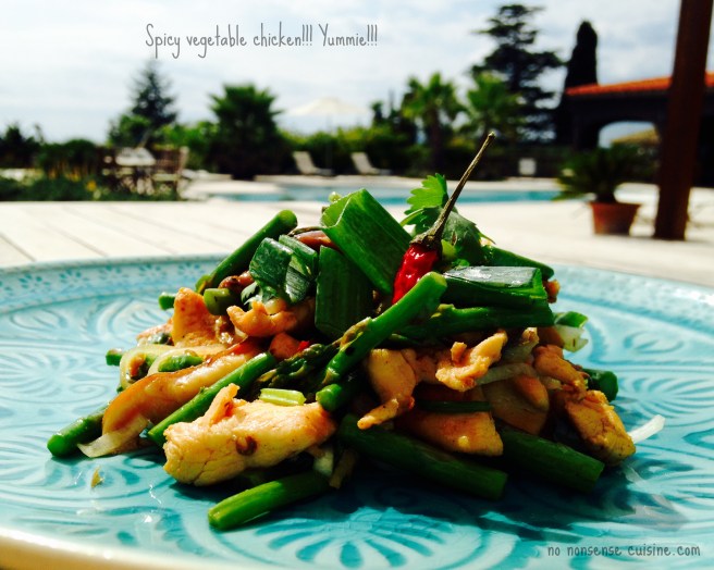 Spicy vegetable chicken